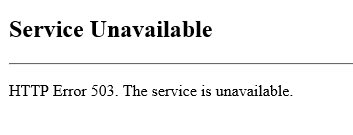 503error