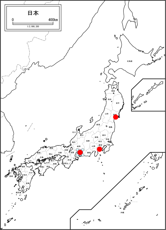 日本地図（七夕）