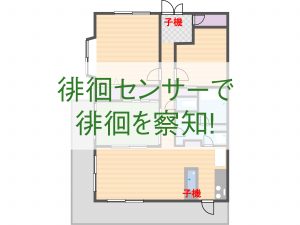 ワイヤレスチャイムで徘徊を防止しよう
